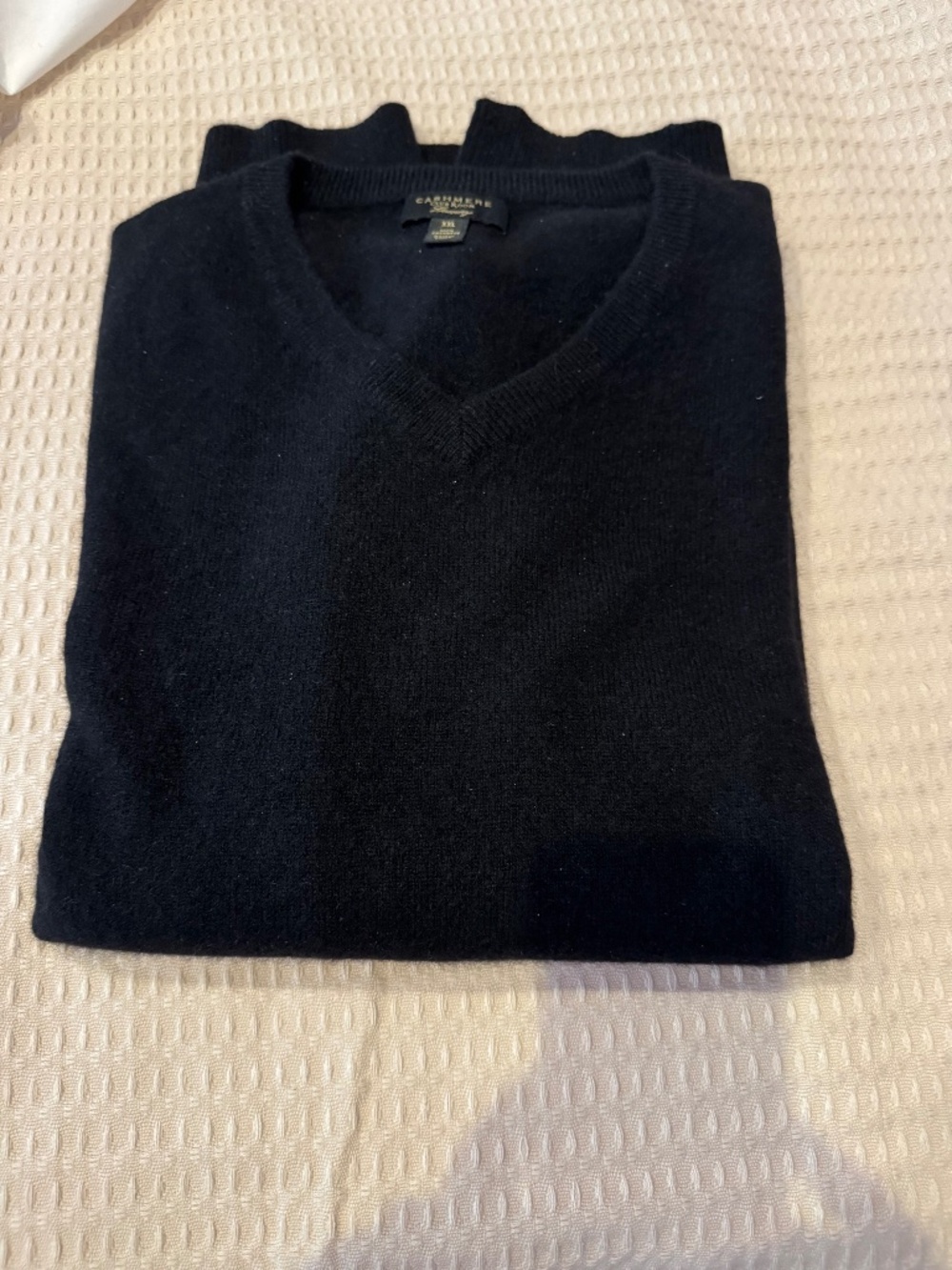 Men’s cashmere sweater, XXL, black, excellent condition